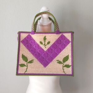 VINTAGE | Handmade Colorful Knit Bag